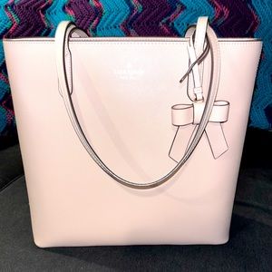 Light pink Kate spade medium tote bag